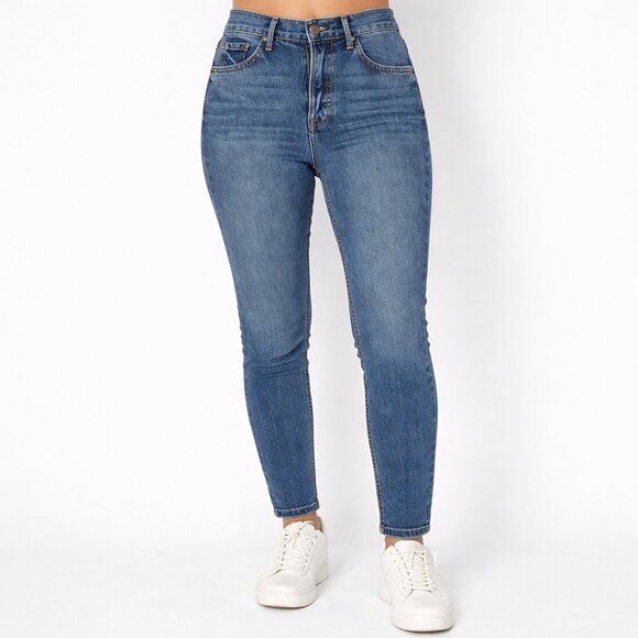 GRLFRND Karolina High Waist Skinny Jeans No Stretch Button Fly NWT 100% cotton